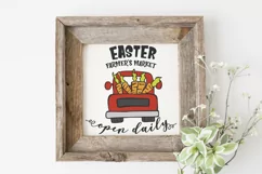 Easter Truck SVG | Farmer's Market SVG | Carrots SVG Product Image 2
