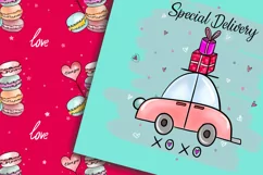 Valentines Day Background | Valentine Digital Pattern Product Image 2