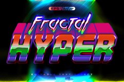 Old School 80s fractal hyper retro futuristic shiny metallic Product Image 1