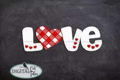 Valentine Love Gnome sign SVG Laser cut svg Cricut cut files Product Image 2