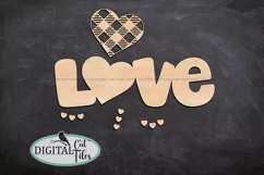 Valentine Love Gnome sign SVG Laser cut svg Cricut cut files Product Image 7