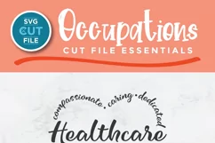 Healthcare worker svg, a health care worker svg for crafters Product Image 2