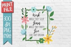 Motivational Quote Sublimation Design Product Image 1