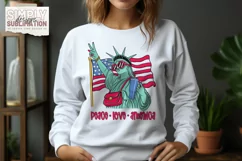 Statue of Liberty | Peace Love America | Sublimation | Png Product Image 2