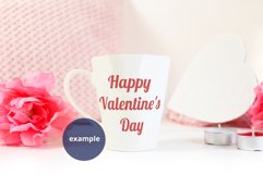 Latte Mug Mockup Valentine's Day PSD & JPG full wrap Product Image 3