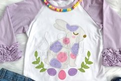 Floral Easter Bunny painted printable sublimation design Product Image 2