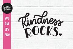 Kindness Rocks SVG DXF, Kidness SVG, Be Kind SVG Product Image 1