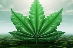 3D Leaf Background Product Image 1