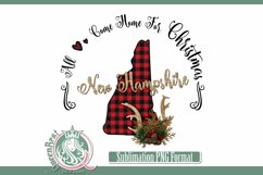 New Hampshire Plaid Christmas State Sublimation Product Image 5