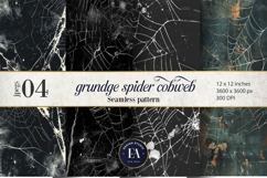Spooky Grunge Cobweb Digital Papers |Spooky Digital Paper Product Image 1