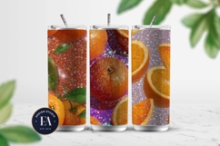 Glitter Orange Pattern | Sparkly Citrus Texture Product Image 2