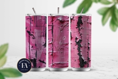 Pink Peeling Paint Texture | Distressed Wall Background Product Image 2