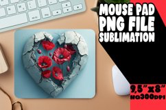 Flower Love Hole Mouse Pad Product Image 1