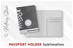 2 Sneaker patterns - Passport Holder sublimation. Product Image 5