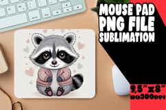 Playful DESK mat Fun Sublimation, Valenines Animals Product Image 1