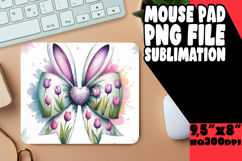 CHEERFUL MOUSE PAD INSPIRATIONAL PNG, Easter Bunny Product Image 1
