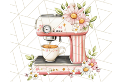 Cottagecore Kitchen Clipart, Vintage Country Floral Kitchen Product Image 3