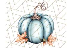 Fall Pumpkin Clipart PNG, Autumn Pumpkins, Jewel Tones Png Product Image 3