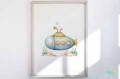 Cottage Ocean Clipart Product Image 5
