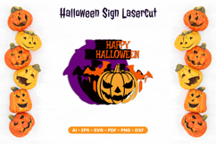 Layered Halloween Sign Lasercut Product Image 2