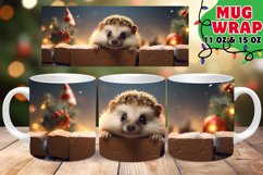 Starlit Animals Hole in Wall Christmas Wrap, 11oz, 15oz Product Image 1