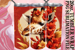PRESENT OF JOY 20oz TUMBLER WRAP, Giraffe Product Image 1