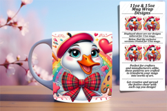 Magical 15oz Mug Wrap Png Artwork , Goose Product Image 1