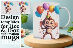 Colorful Wildlife Adventure Mug Product Image 1