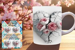 Heartfelt Serenity: Sublimation Mug with Heart Product Image 1