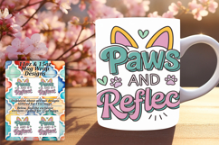 Happy 15oz Mug Wrap Png Template , Cat Quote Product Image 1