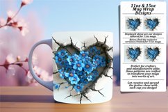 Spring Serenade: 11oz/15oz Heart Mug Sublimation Product Image 1