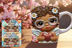 Enchanting 15oz Mug Wrap Png Template , 3D Cupid Product Image 1