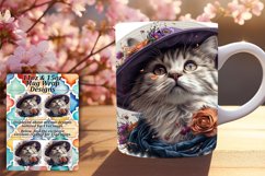 Cat Lover's Joy Sublimation Mug Wrap - 11oz/15oz Product Image 1