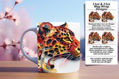 Cozy Cat Creations: 3D Cat Wrap Mug - Sublimation 11oz/15oz Product Image 1