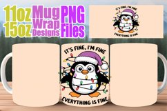 Radiant vibes 11oz 15oz sublimation wrap, Christmas Product Image 1