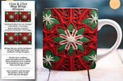 Season&#039;s Greetings Crochet Mug Wrap: 3D Sublime Product Image 1