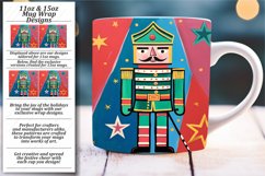 Santa-Themed Mug Wrap: 11oz &amp; 15oz Product Image 1