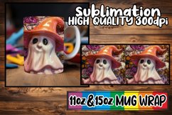 Spooky Soiree: 3D Mug Sublimation Wraps - Autumn Glow Product Image 1