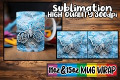 Graceful Winged Wonders: Mug Wrap Sublimation Joy Product Image 1
