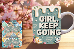 FASHIONABLE PNG for 15oz Mug Wrap , Girl Quote Product Image 1