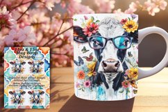 Springtime Bovine Joy Sublimation Product Image 1