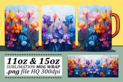 Floral Springtime Mug Wrap - Pattern 11oz 15oz Product Image 1