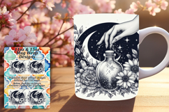 Unique 11oz Mug Wrap Png Template , Mystic Product Image 1