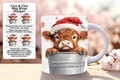 Colorful 11oz Mug Wrap Png Design , Christmas Product Image 1