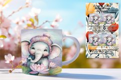 Whimsical 15oz Mug Wrap Png Artwork , Animals Product Image 1