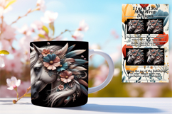 Magical 15oz Mug Wrap Png Artwork , Horse Product Image 1