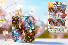 Sleek 11oz Png Mug Wrap Artwork , Abstract Pattern Product Image 1