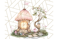 Bookish Fairy PNG Clipart, Whimsical Reading Elements Png Product Image 3