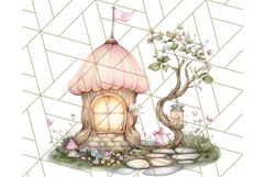 Bookish Fairy PNG Clipart, Whimsical Reading Elements Png Product Image 3