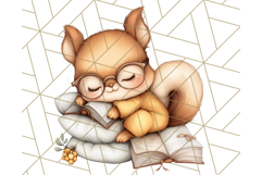 Warm &amp; Fuzzy Mornings PNG Clipart, Cozy Animal Art Download Product Image 3